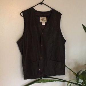 Cripple creek leather vest